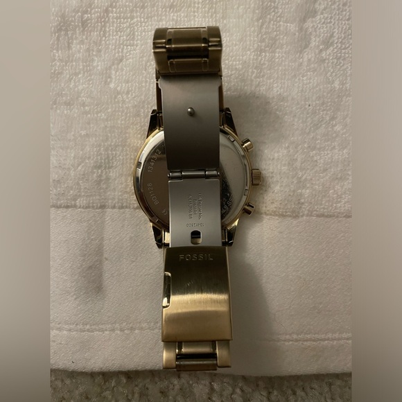 Gold Fossil Watch man/woman - Picture 4 of 4
